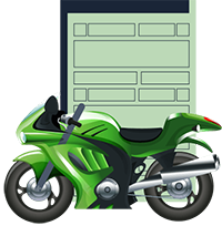 Consultar placa de moto dok despachante, ilustração de uma moto junto a um documento